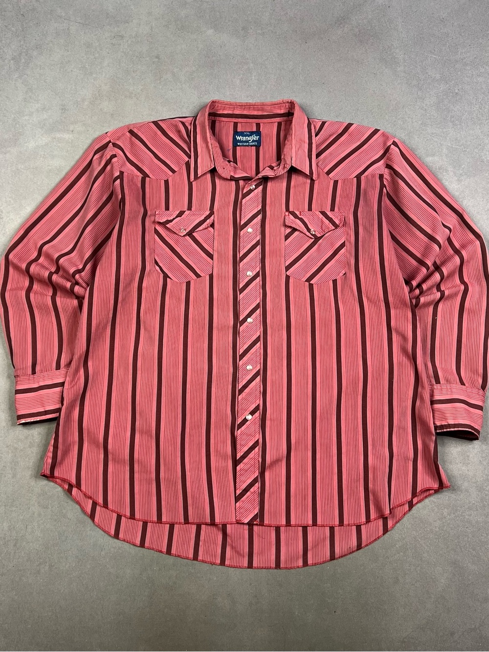 Wrangler Men’s Stripe Western Shirt